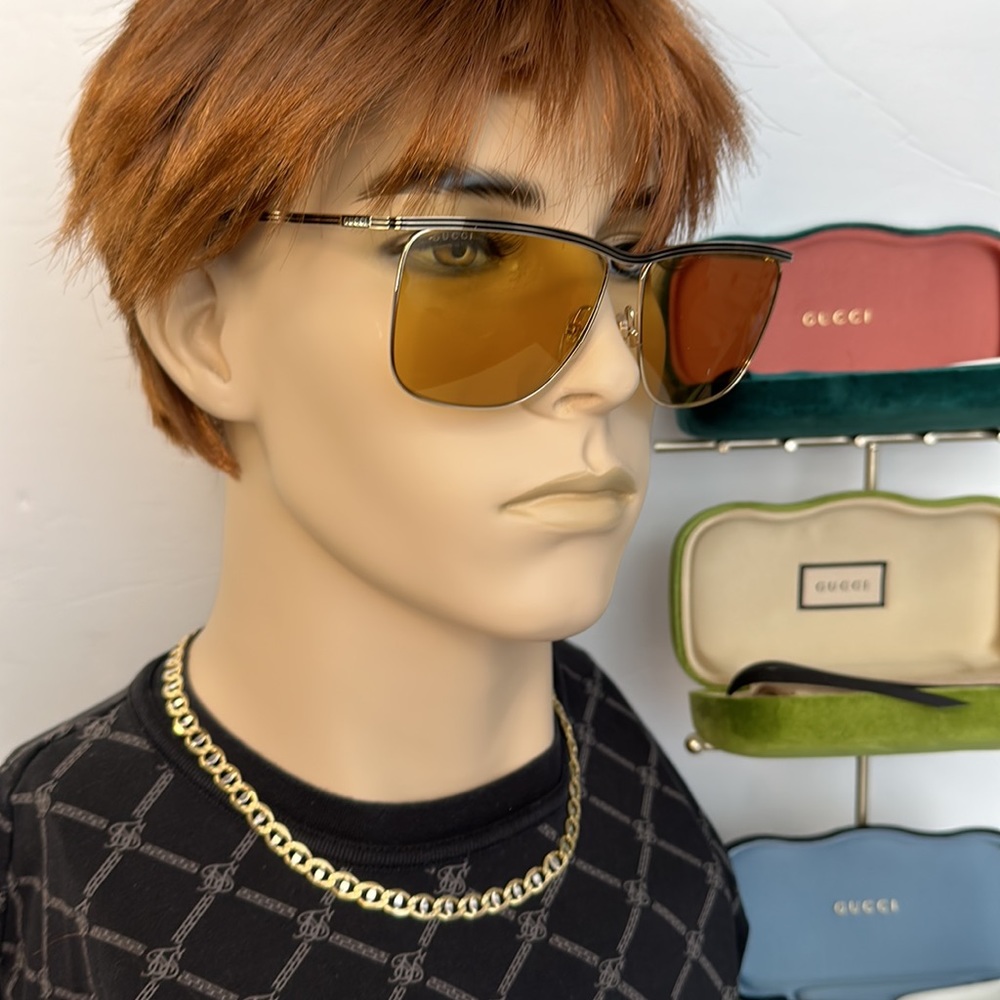 💯 - GUCCI New Authentic Oversized Sunglasses GG0821S-30009535003 - Picture 1 of 12